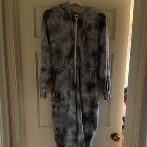 Tie-Died Sweat Jumpsuit